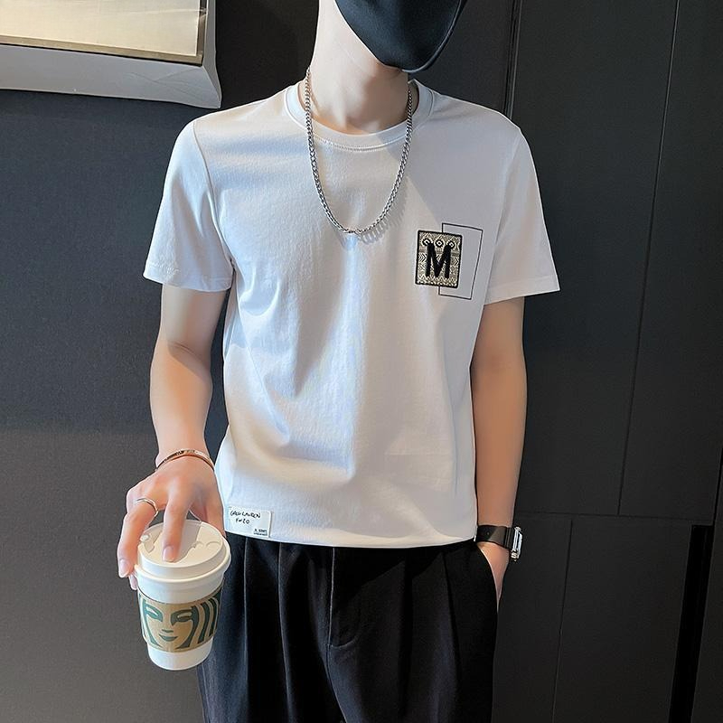 Trendy Men Short Sleeve Top Su - đánh giá và giá Korean Daily Lifestyle