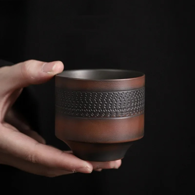 Purple Pottery Teacup Handmade - đánh giá và giá Celadon Ceramic Cup