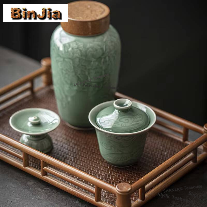 100ml Antique Celadon Hand Gra - đánh giá và giá Celadon Ceramic Cup