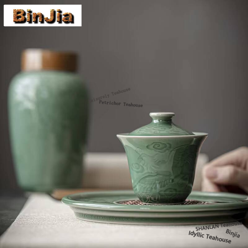 100ml Antique Celadon Hand Gra - đánh giá và giá Celadon Ceramic Cup
