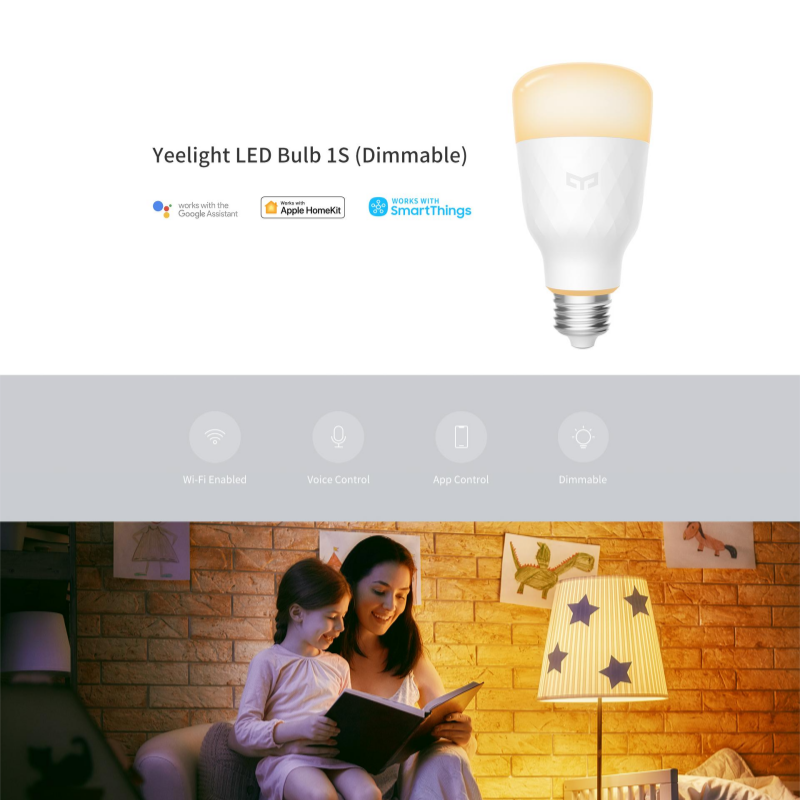 YEELIGHT LED Bulb 1S Smart Lig - đánh giá và giá Yeelight Light Smart Bulb
