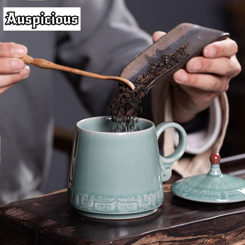 395ml Longquan Celadon Bronze  - đánh giá và giá Celadon Ceramic Cup