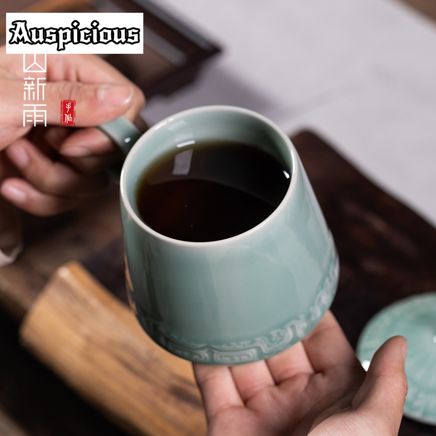 395ml Longquan Celadon Bronze  - đánh giá và giá Celadon Ceramic Cup