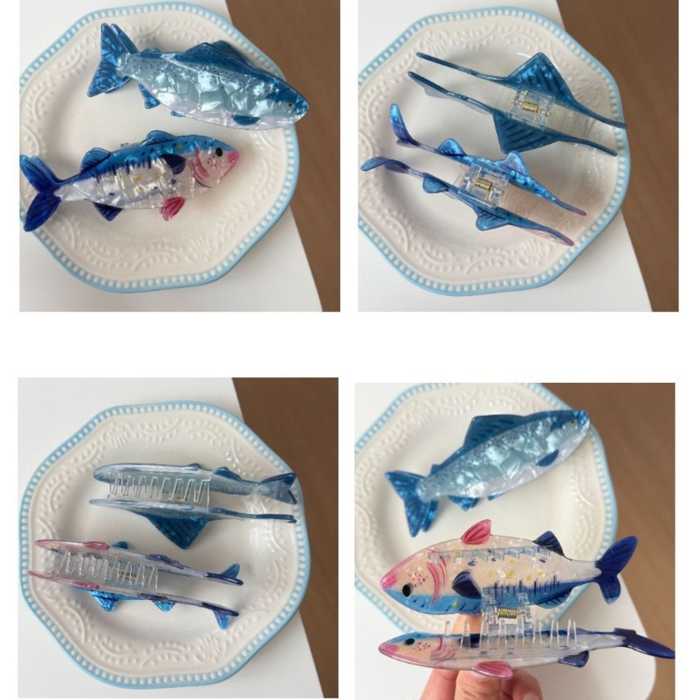 Hairpin Ocean Animal Hair Claw - đánh giá và giá Korean Women Lifestyle