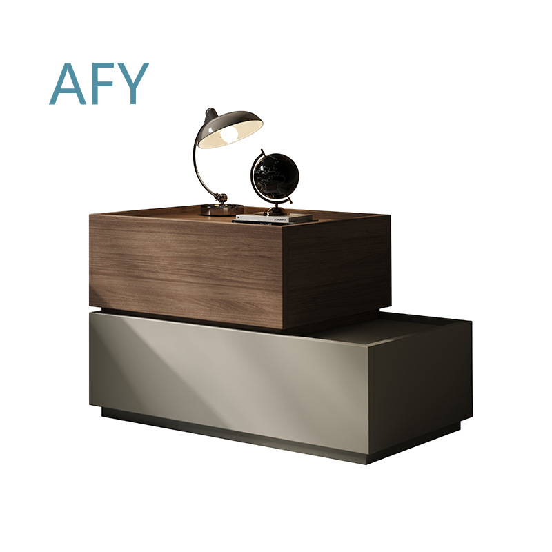 Creative Solid Wood Bedside Ta - đánh giá và giá Muji Home Storage