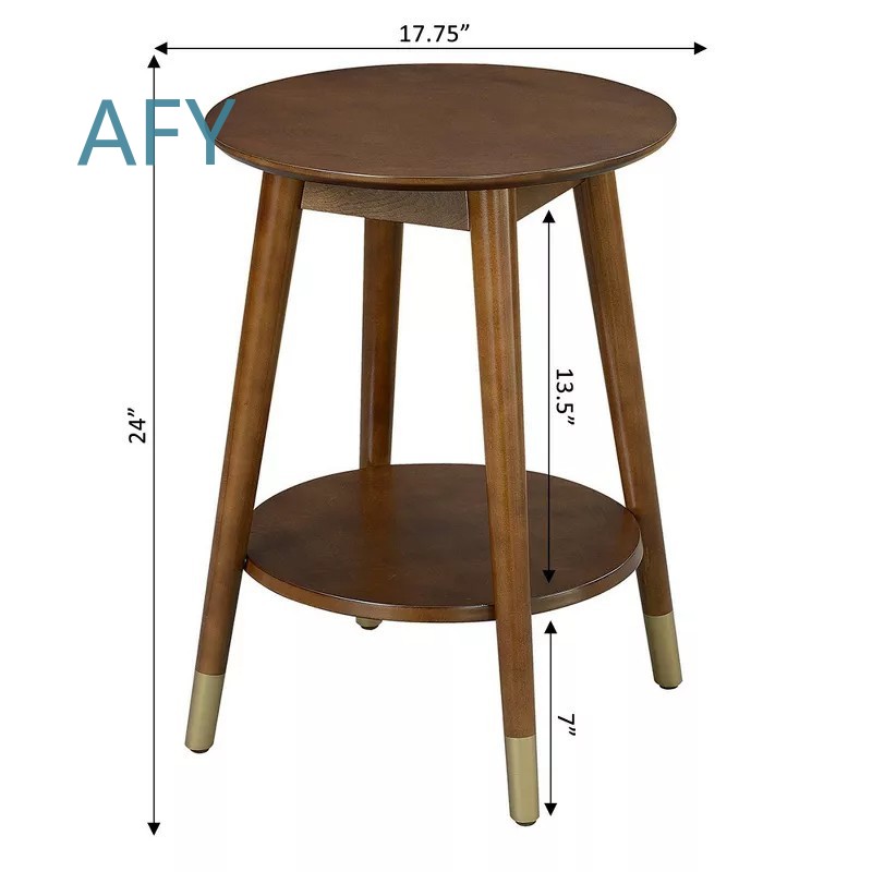 Wooden Side Table with Bottom  - đánh giá và giá Muji Home Storage