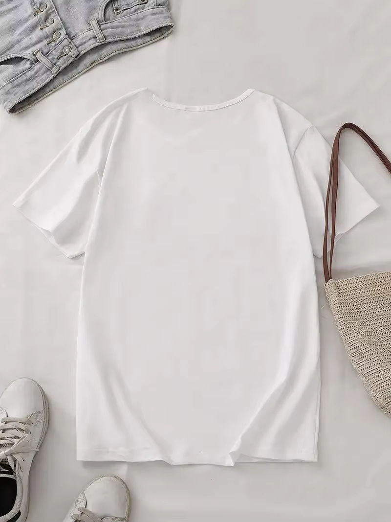 Women's T-shirt with A Illustr - đánh giá và giá Korean Lifestyle Trends