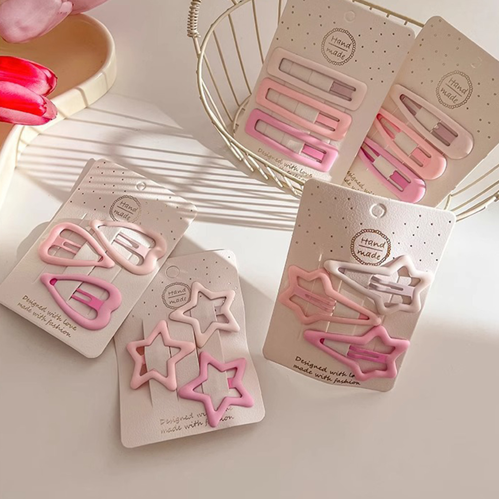 3PCS Sweet Style Headwear Pins - đánh giá và giá Korean Women Lifestyle