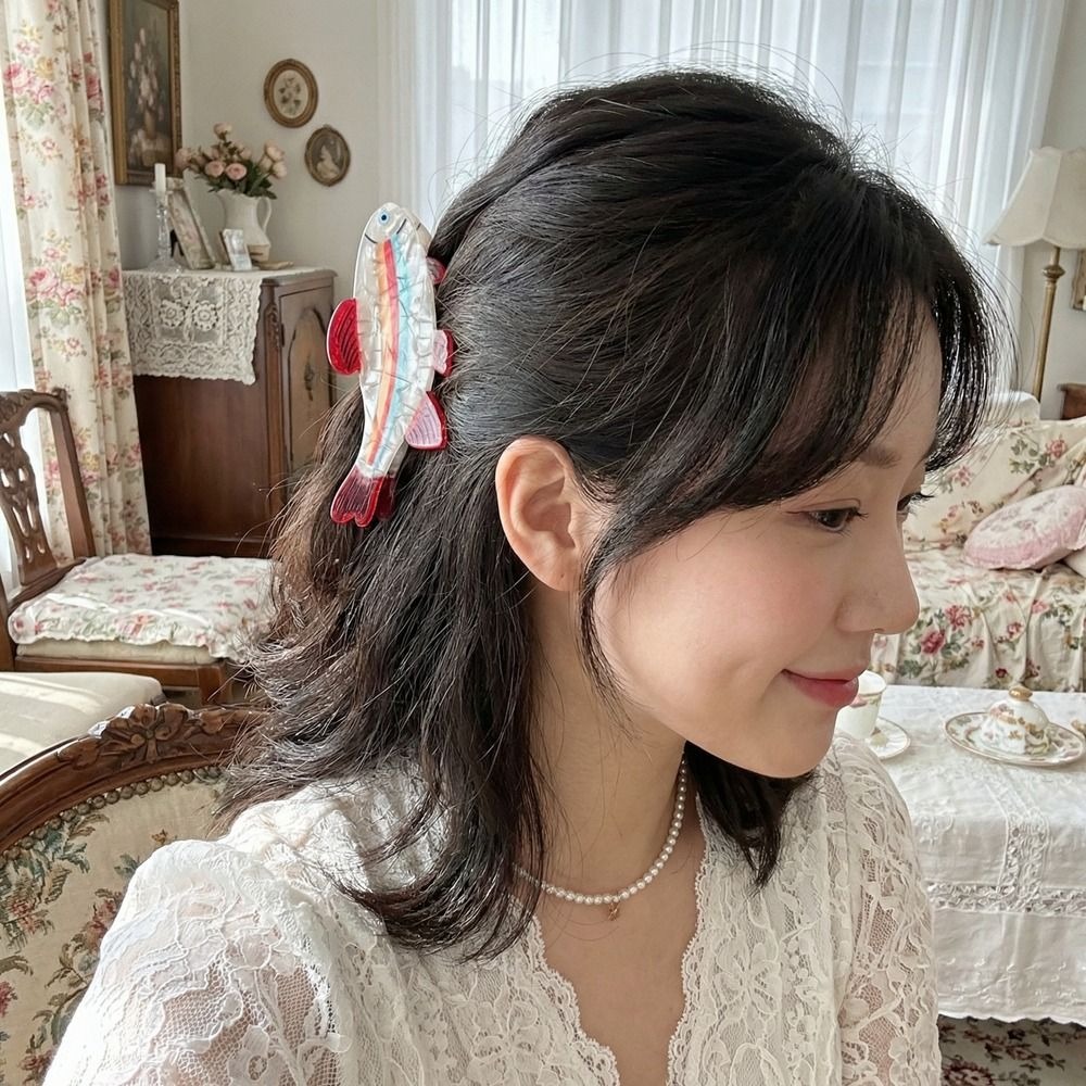 Hairpin Ocean Animal Hair Claw - đánh giá và giá Korean Women Lifestyle