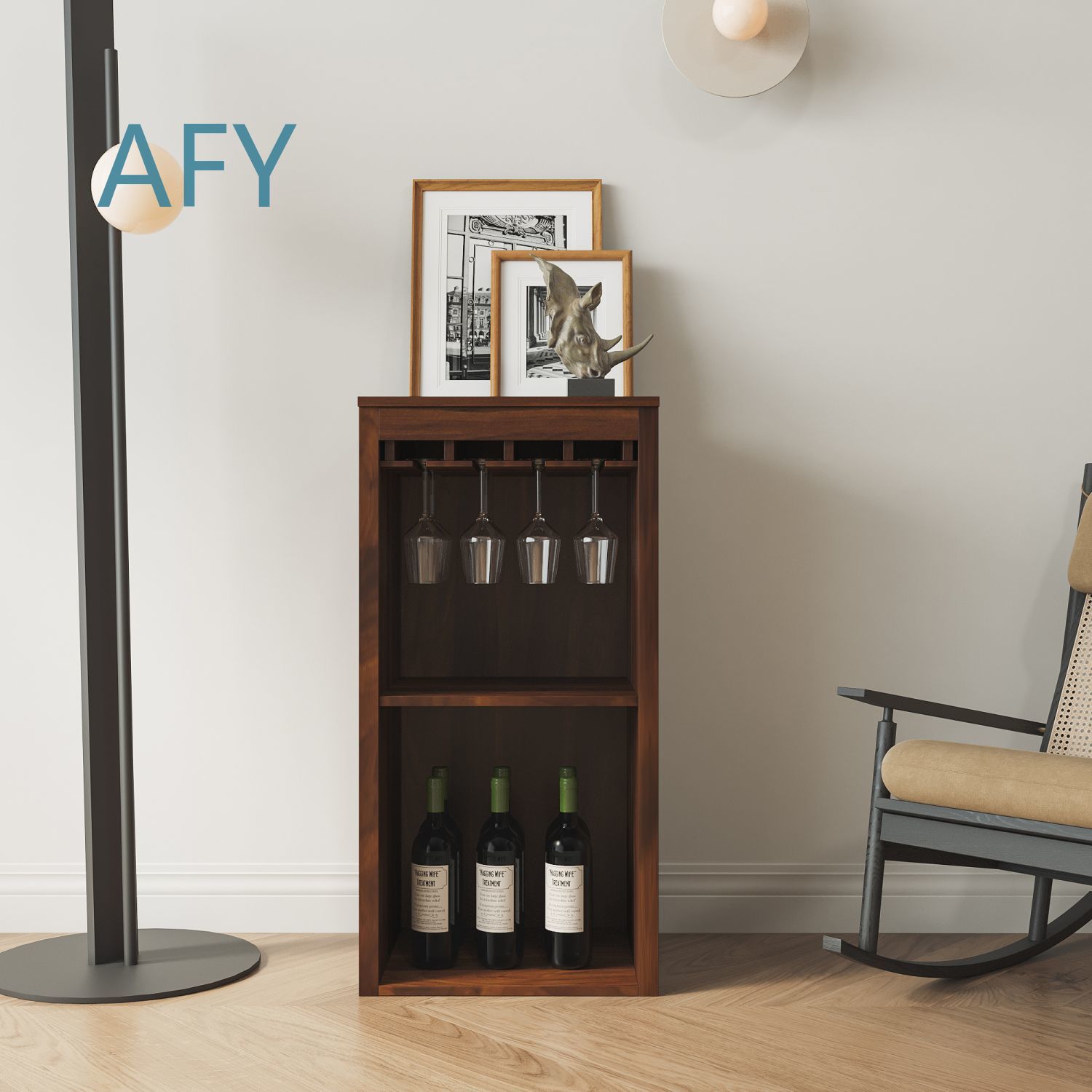 Brown Walnut Color Modular Win - đánh giá và giá Muji Home Storage