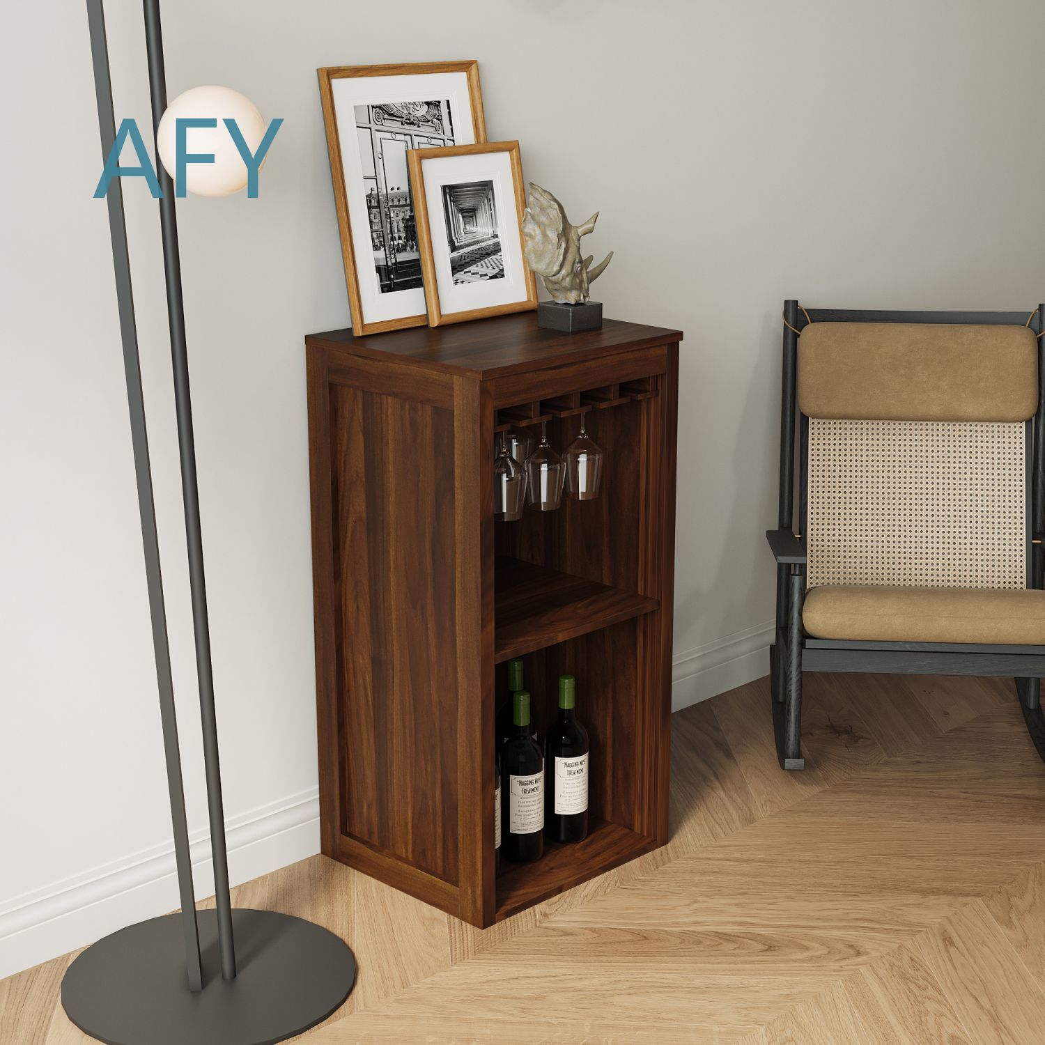 Brown Walnut Color Modular Win - đánh giá và giá Muji Home Storage