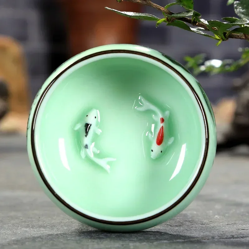 Tea Cup Ceramic  1PC Celadon H - đánh giá và giá Celadon Ceramic Cup