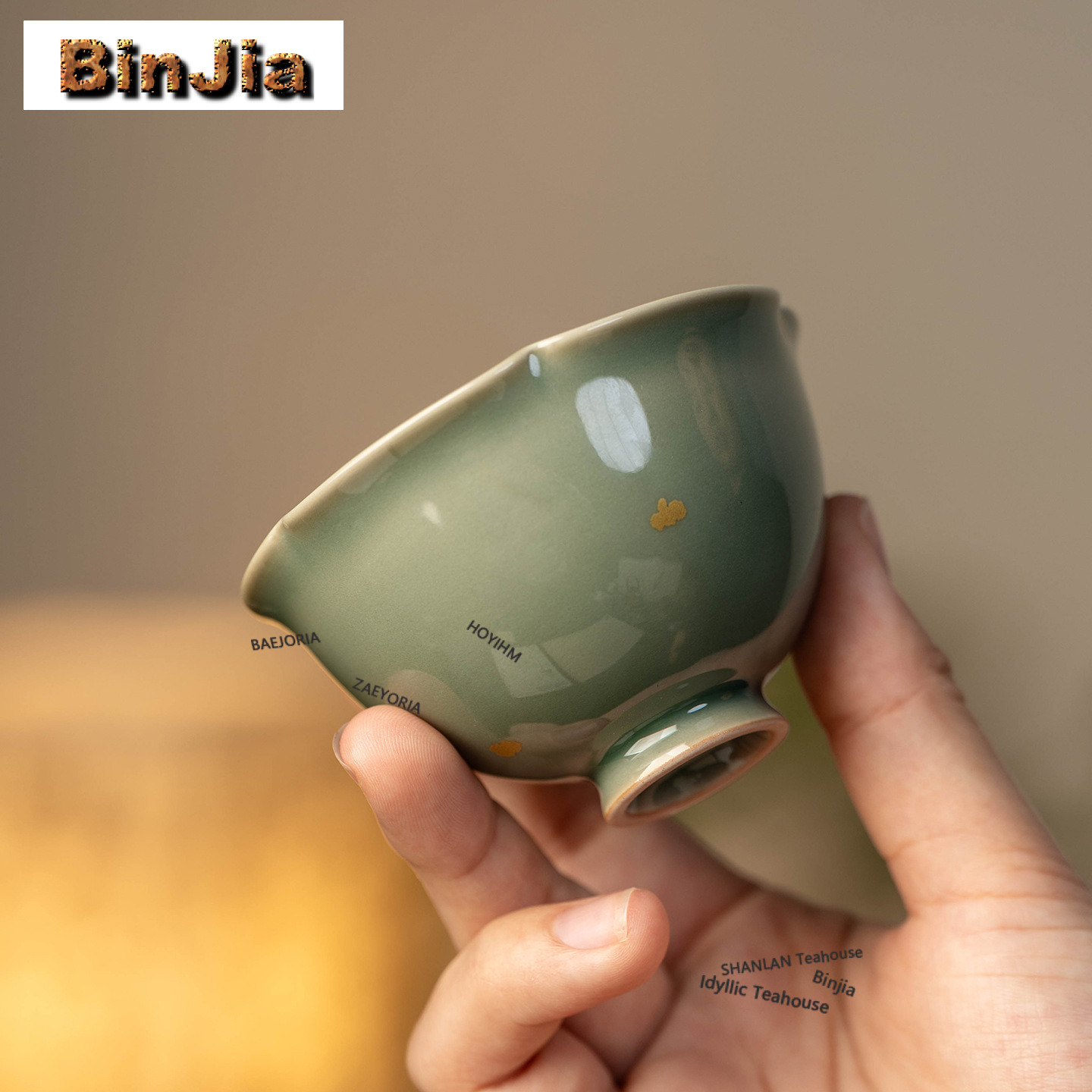 100ml Yue Kiln Celadon Teacup  - đánh giá và giá Celadon Ceramic Cup