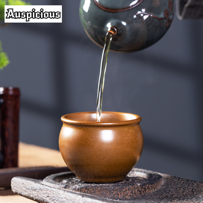 90ml Handmade Tea-dust Glaze C - đánh giá và giá Celadon Ceramic Cup