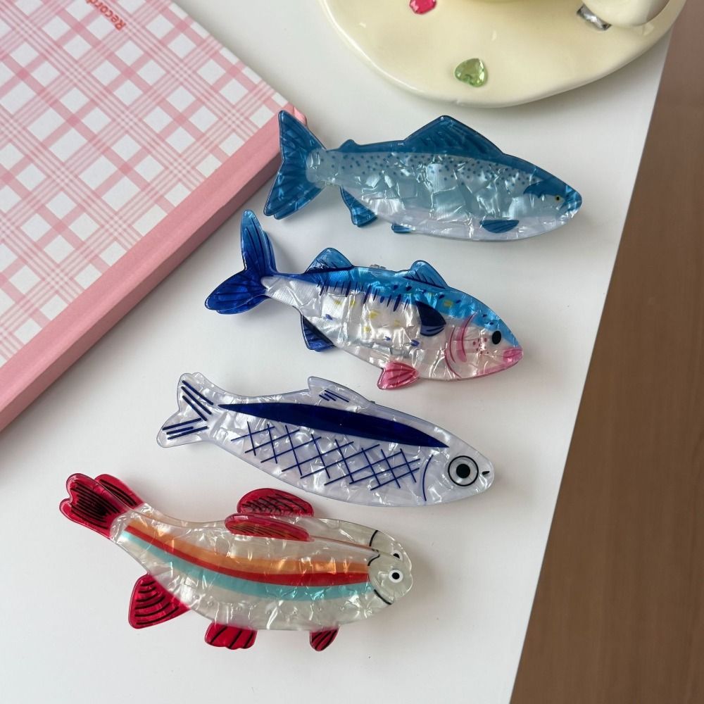 4Pcs Hairpin Ocean Animal Hair - đánh giá và giá Korean Women Lifestyle